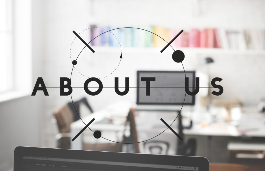 about us information service sharing join concept